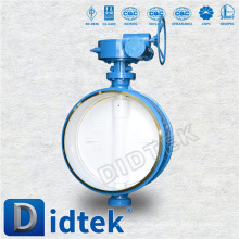 Didtek Triple Offset Casting Butt Welded Butterfly Valve